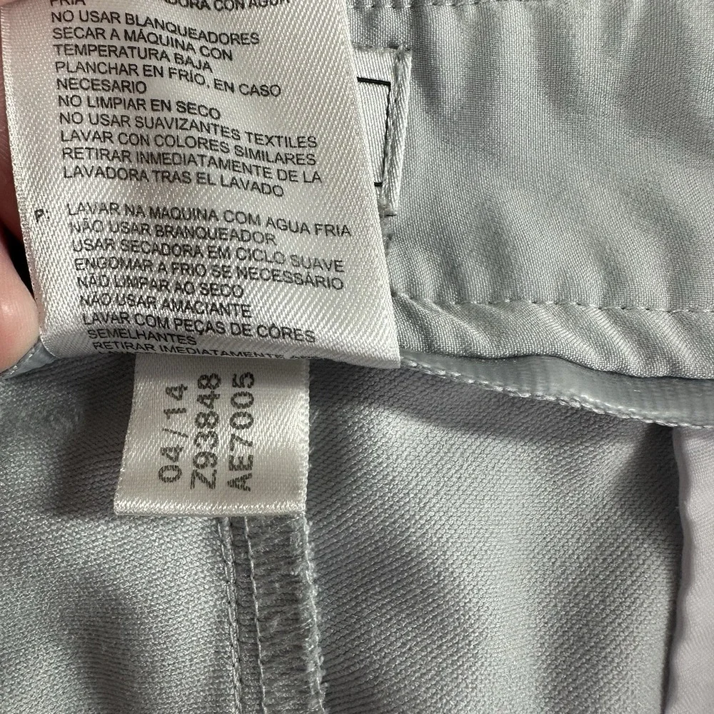 Adidas Performance Pants Mens 35x32 Golf Gray‎ No Slip Grip Stretch Chino